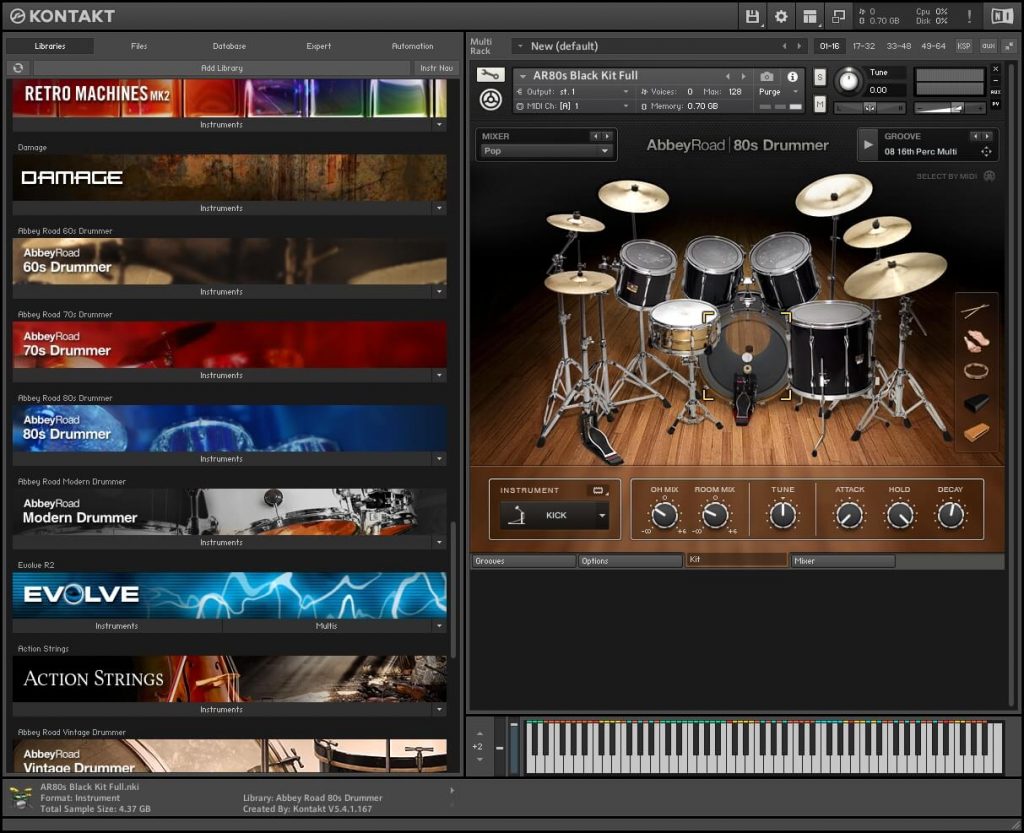 how to add libraries in kontakt 6