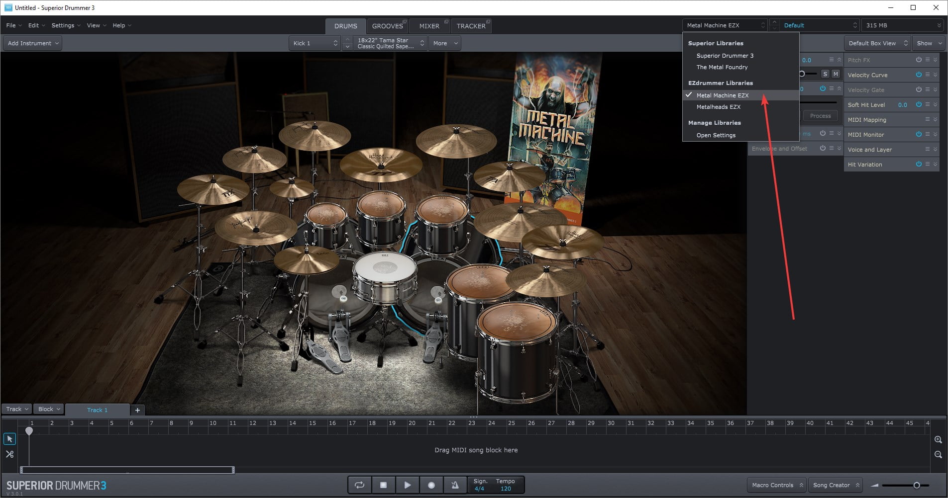 song creator for superior drummer 2